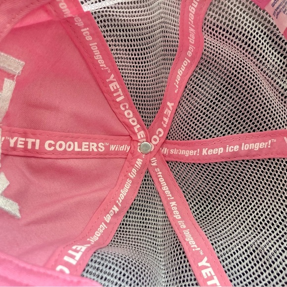 YETI Pink Trucker SnapBack Hat - Picture 4 of 8